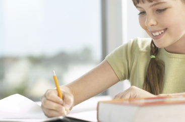 Girl Studying